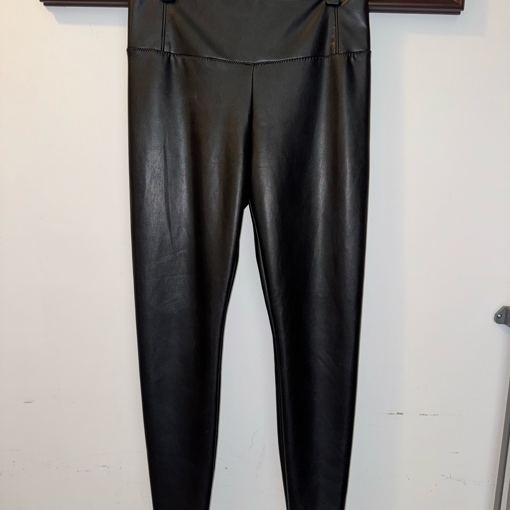 Rachel Zoe Charcoal Faux Leather Pants Size 8